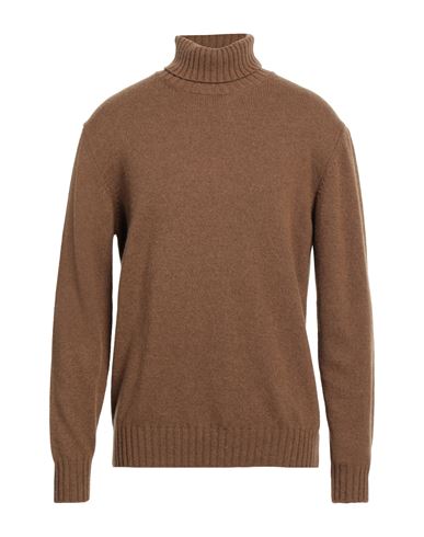 Filippo De Laurentiis Man Turtleneck Camel Size 44 Cashmere In Beige