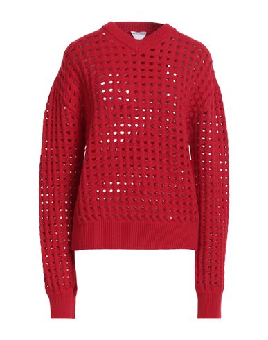 Bottega Veneta Woman Sweater Red Size L Wool, Polyester
