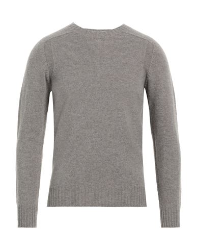 Shop Gran Sasso Man Sweater Khaki Size 44 Virgin Wool In Beige