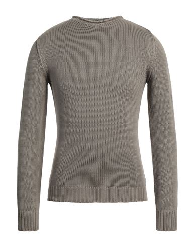 Rossopuro Man Sweater Khaki Size 3 Cotton In Beige