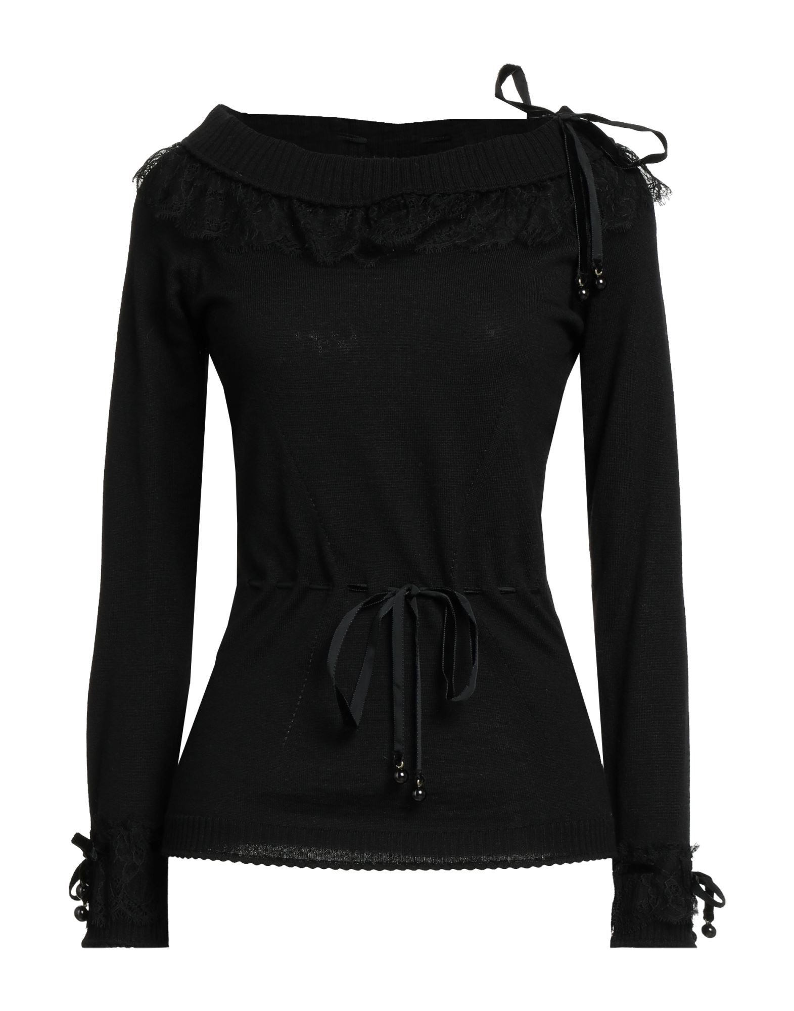 Blumarine Sweaters In Black ModeSens