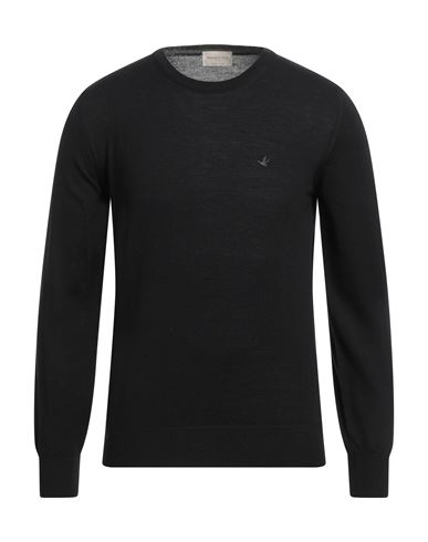 Brooksfield Man Sweater Black Size 44 Virgin Wool