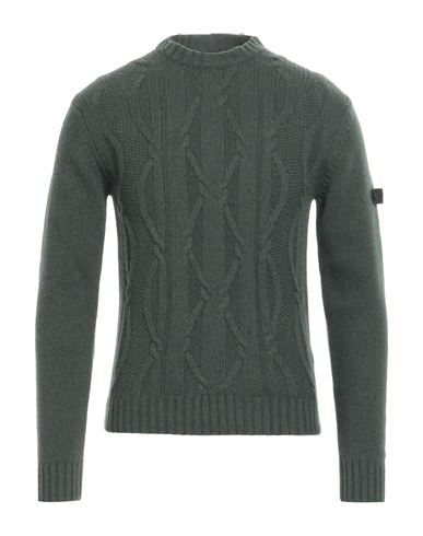 Peuterey Man Sweater Dark Green Size 3xl Wool, Polyamide In Green