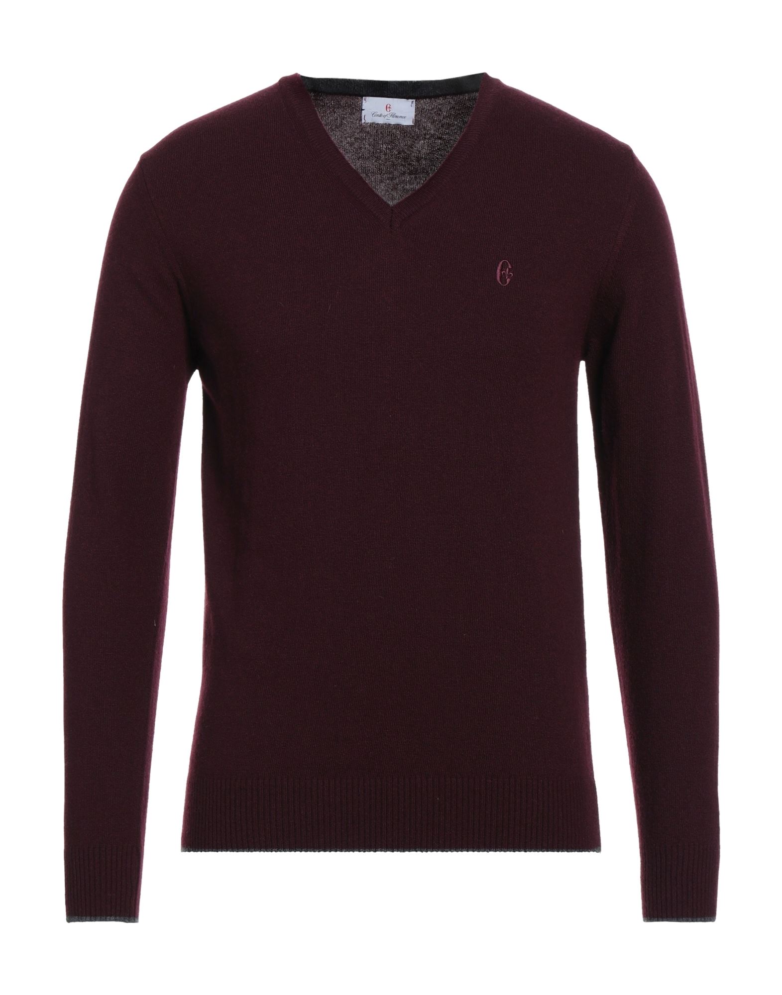 CONTE OF FLORENCE CONTE OF FLORENCE MAN SWEATER DEEP PURPLE SIZE S POLYAMIDE, WOOL, LYOCELL