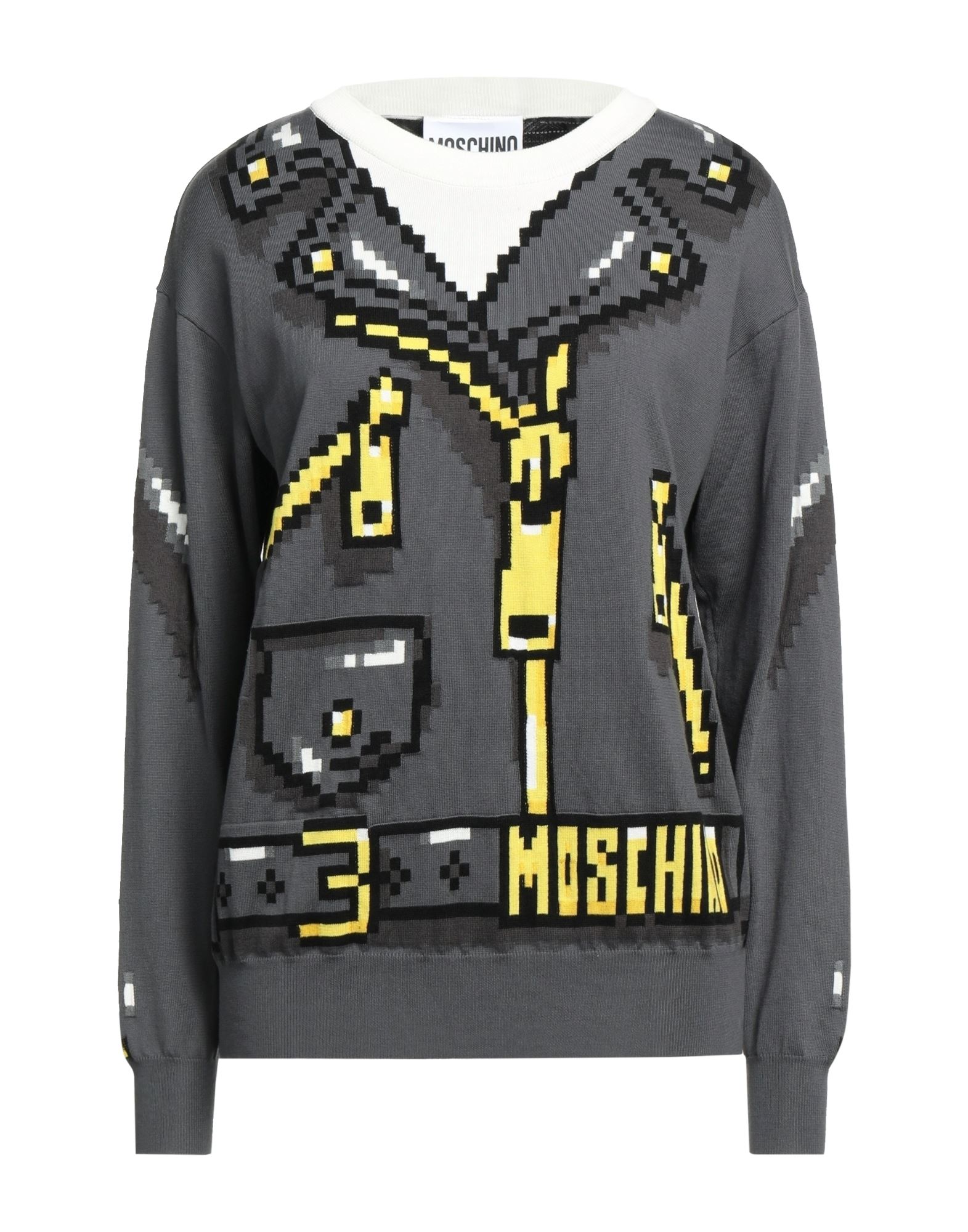 Moschino Sweaters In Grey