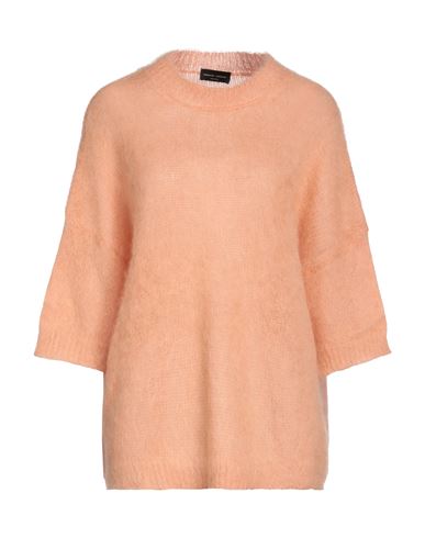 Roberto Collina Woman Sweater Salmon Pink Size L Mohair Wool, Nylon, Wool