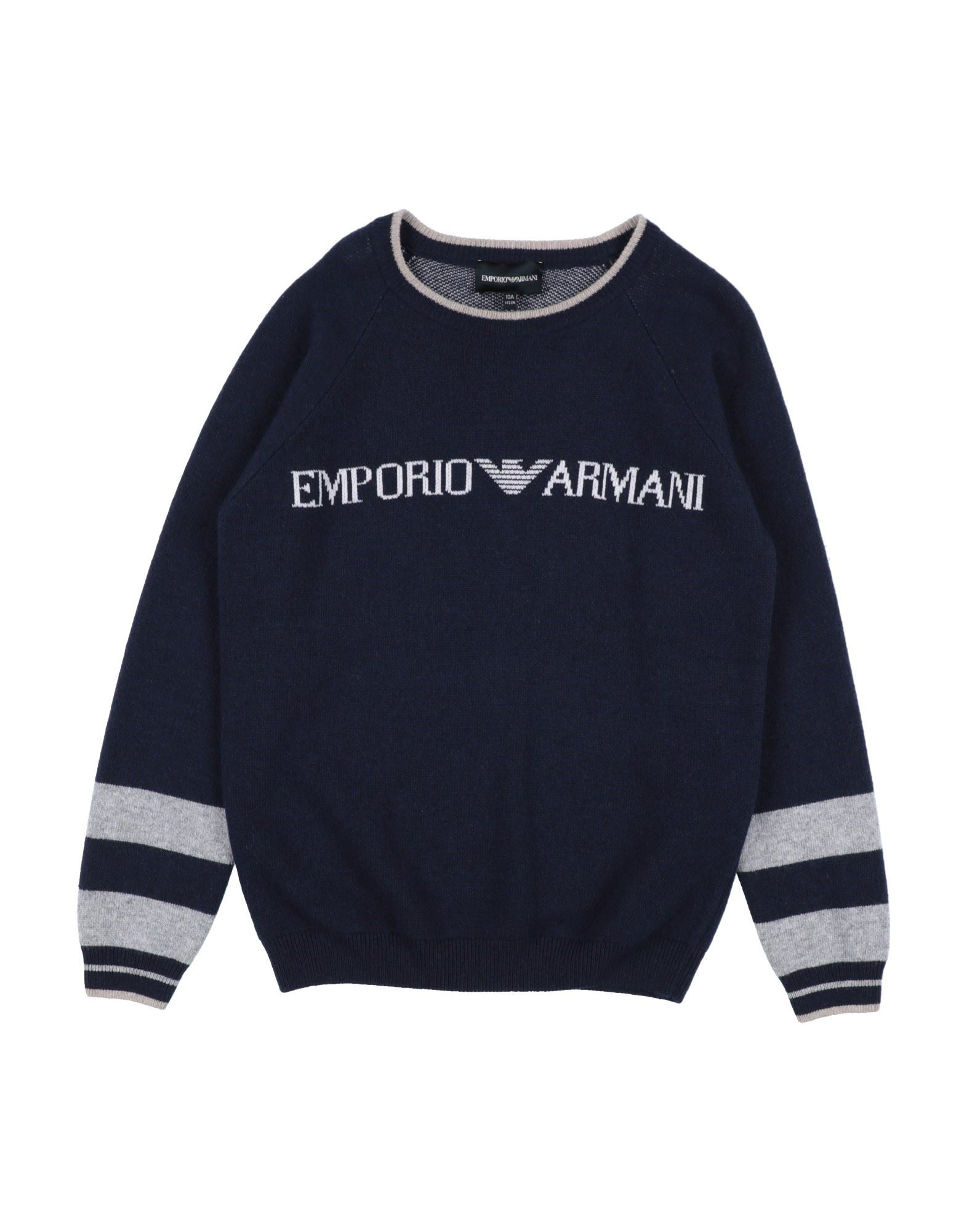 Emporio Armani Kids' Sweaters In Midnight Blue