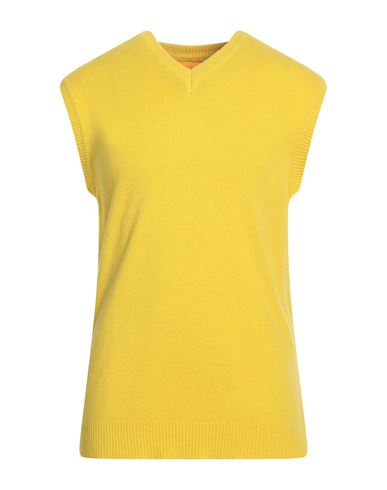 Wool & Co Man Sweater Yellow Size L Wool, Polyamide