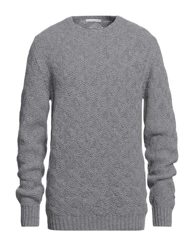 Grey Daniele Alessandrini Man Sweater Grey Size 42 Wool, Polyamide