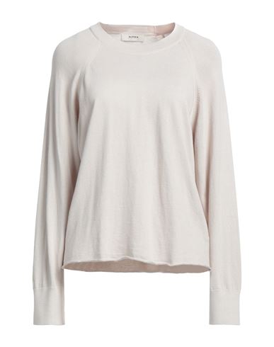 Alpha Studio Woman Sweater Beige Size 10 Cotton, Viscose