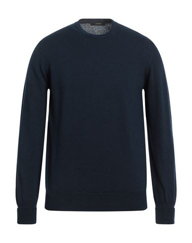 ALPHA STUDIO ALPHA STUDIO MAN SWEATER NAVY BLUE SIZE 42 WOOL, ACRYLIC