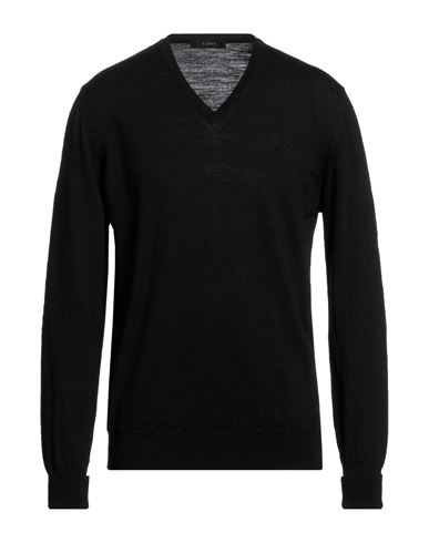 Shop Alpha Studio Man Sweater Black Size 44 Wool, Acrylic