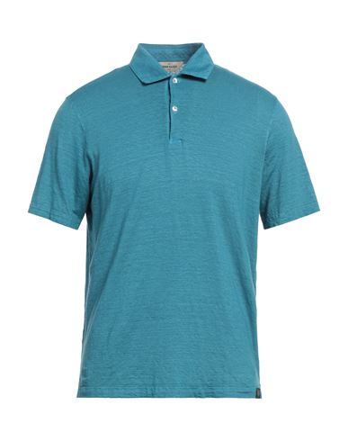 Shop Gran Sasso Man Polo Shirt Pastel Blue Size 40 Cotton