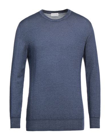 Knit Crop Top Woman Sweater Blue Size S Acrylic, Polyamide, Wool