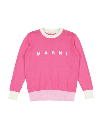 Marni Babies'  Toddler Sweater Fuchsia Size 6 Cotton In Pink