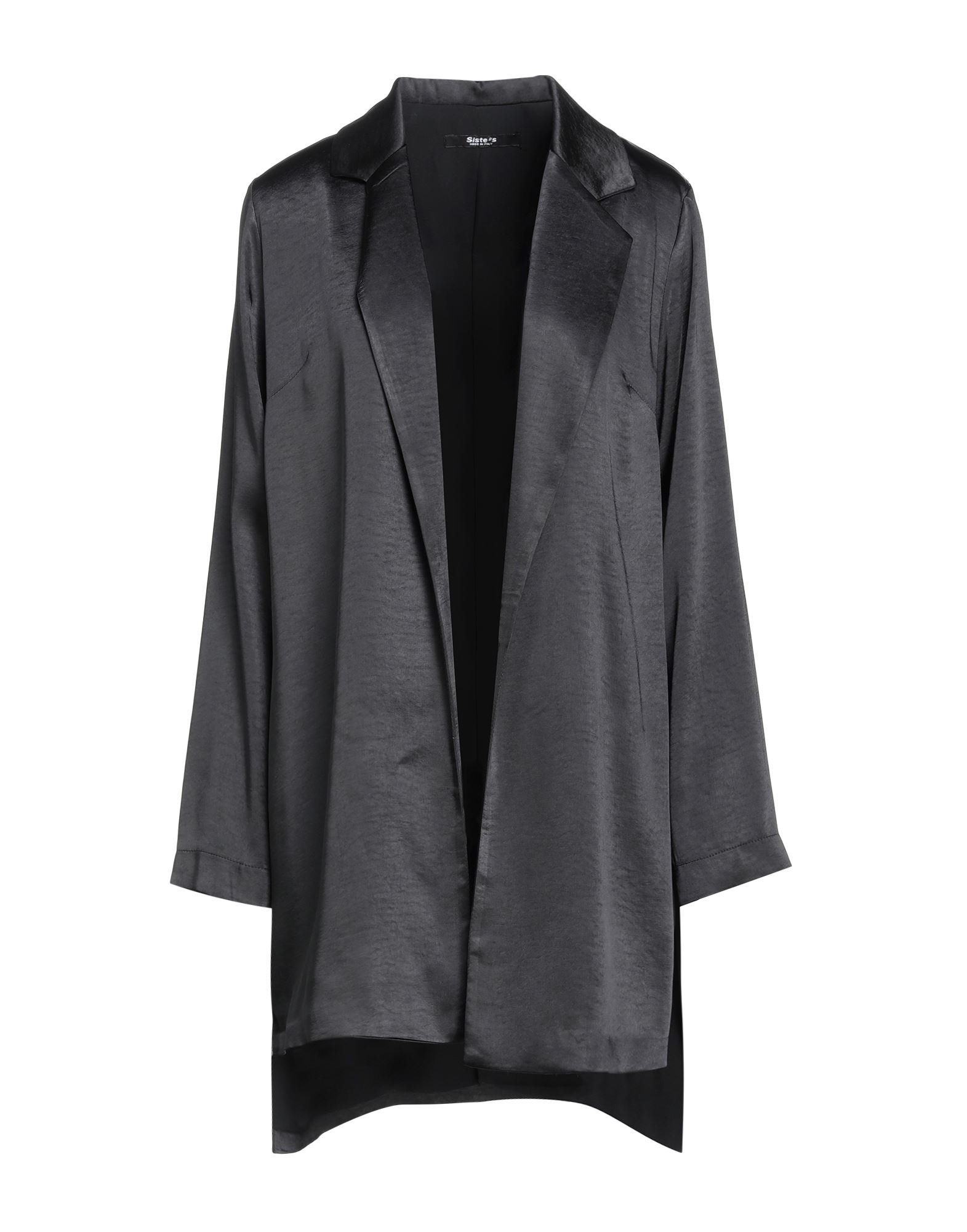 Siste's Woman Suit Jacket Black Size S Polyester