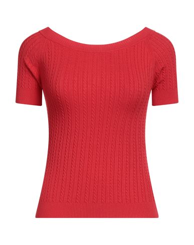 Solotre Woman Sweater Red Size 1 Viscose, Polyester