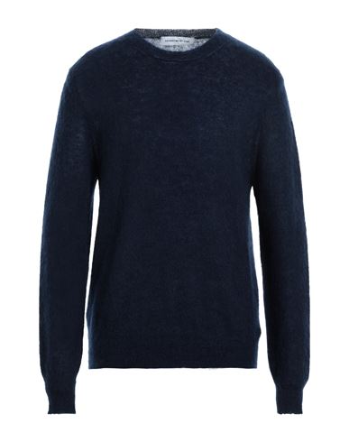 Department 5 Man Sweater Midnight Blue Size L Mohair Wool, Polyamide, Virgin Wool