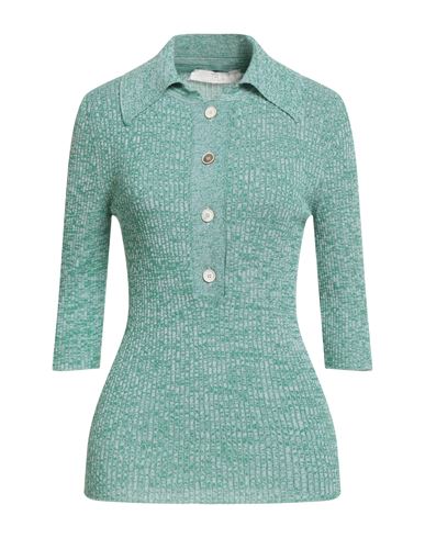 Tela Woman Sweater Green Size S Cotton In Green