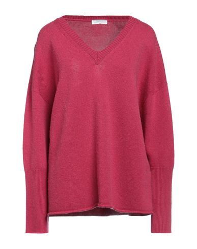 Majestic Filatures Woman Sweater Garnet Size 4 Wool, Cashmere In Red