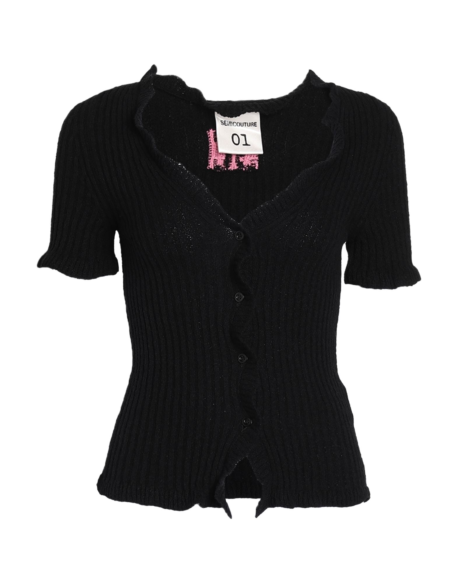 Semicouture Cardigans In Black
