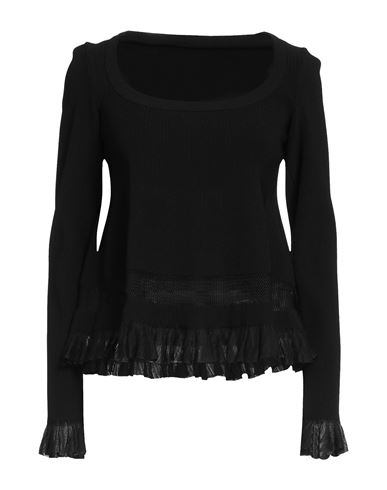 Alaïa Woman Sweater Black Size 6 Viscose, Polyester, Silk