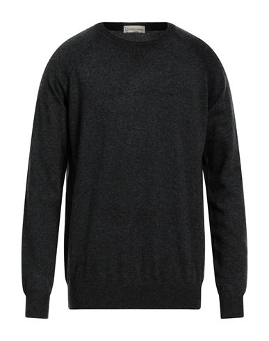 Cashmere Company Man Sweater Lead Size 46 Wool, Cashmere In Grey