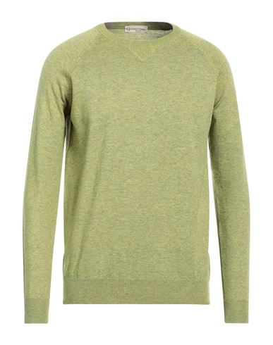 Cashmere Company Man Sweater Sage Green Size 46 Wool, Cashmere