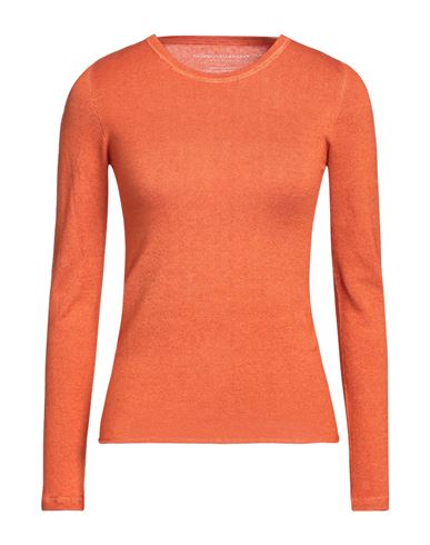 Majestic Filatures Woman Sweater Orange Size 3 Cashmere
