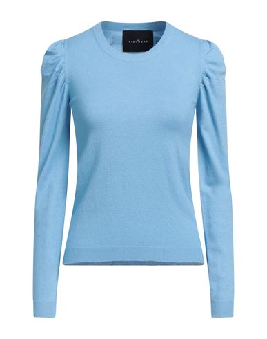 John Richmond Woman Sweater Sky Blue Size L Viscose, Polyester, Nylon