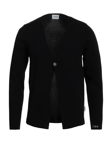 Berna Man Cardigan Black Size Xl Cotton, Acrylic