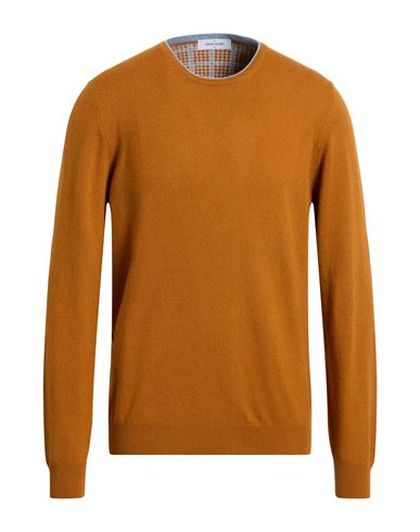 Gran Sasso Man Sweater Camel Size 46 Wool, Cashmere, Viscose In Brown