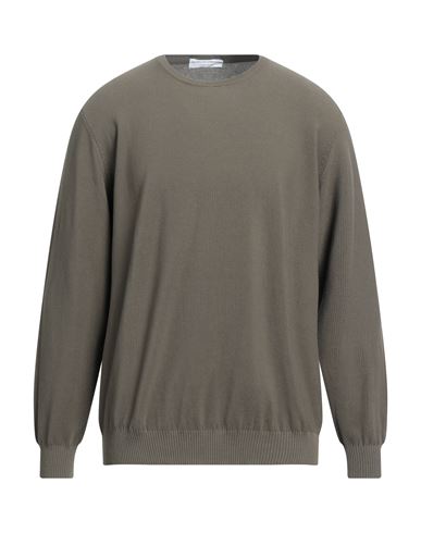 Filippo De Laurentiis Man Sweater Khaki Size 44 Cotton In Beige