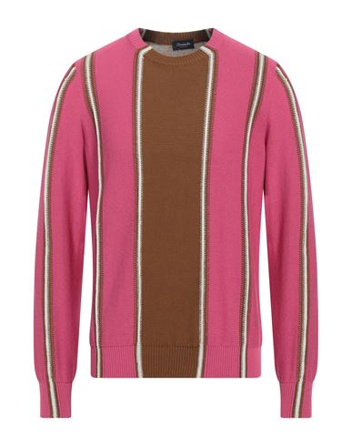 Drumohr Man Sweater Pink Size 38 Cotton