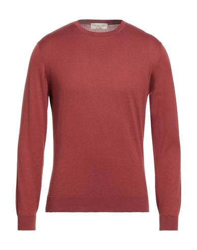 Filippo De Laurentiis Man Sweater Magenta Size 40 Cotton