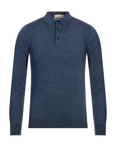 Cashmere Company Man Sweater Blue Size 36 Wool, Cashmere, Nylon, Silk