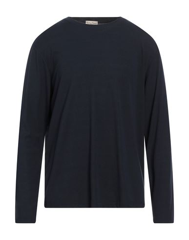 Cashmere Company Man T-shirt Midnight Blue Size 46 Cotton, Viscose, Elastane