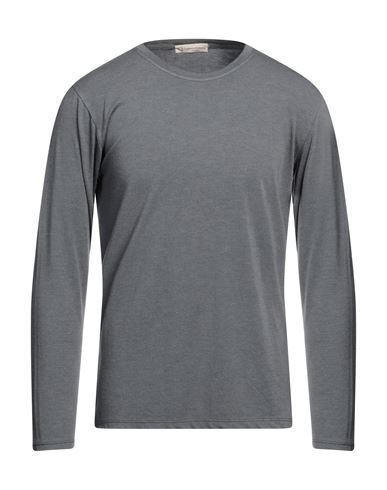 Cashmere Company Man T-shirt Grey Size 40 Cotton, Viscose, Elastane