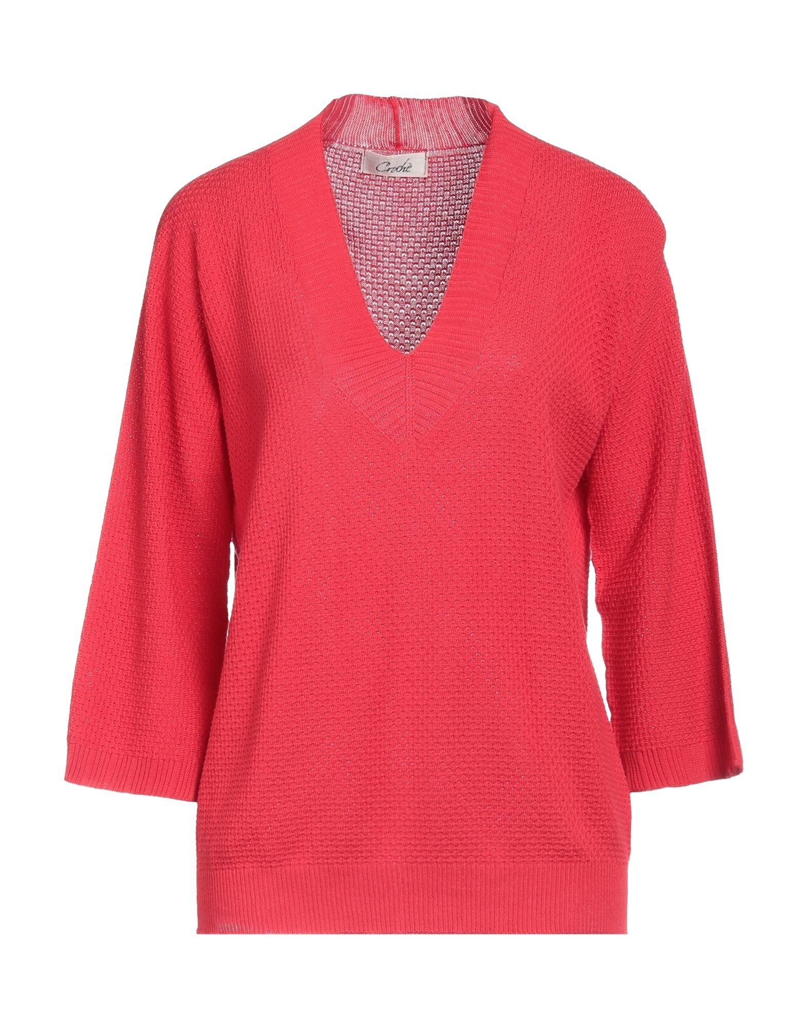 Croche Sweaters In Red