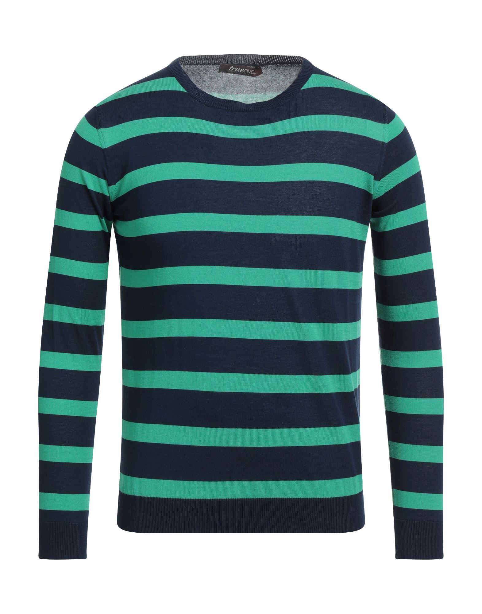 True Nyc Man Sweater Green Size M Cotton