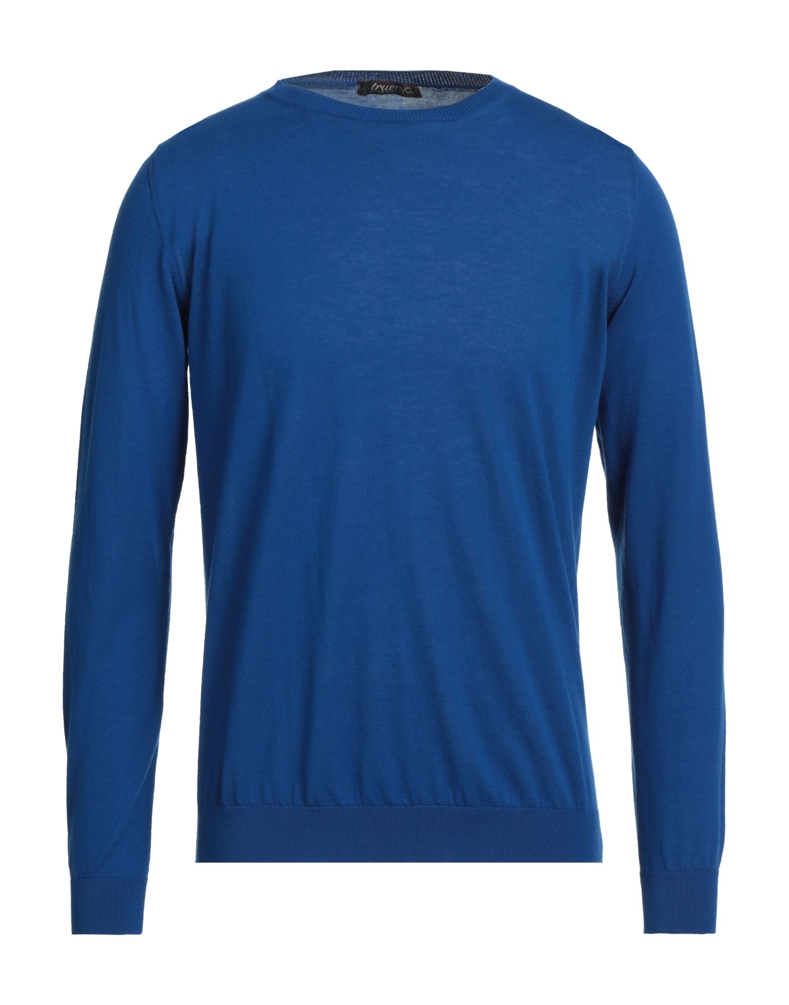 True Nyc Man Sweater Blue Size M Cotton