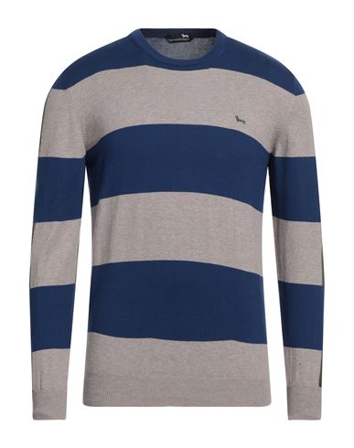Harmont & Blaine Man Sweater Blue Size Xxl Cotton, Cashmere