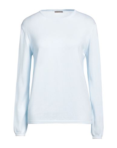 Cruciani Woman Sweater Sky Blue Size 12 Cotton
