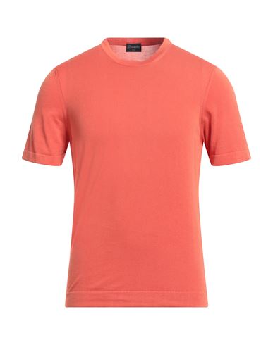 Shop Drumohr Man Sweater Orange Size 38 Cotton