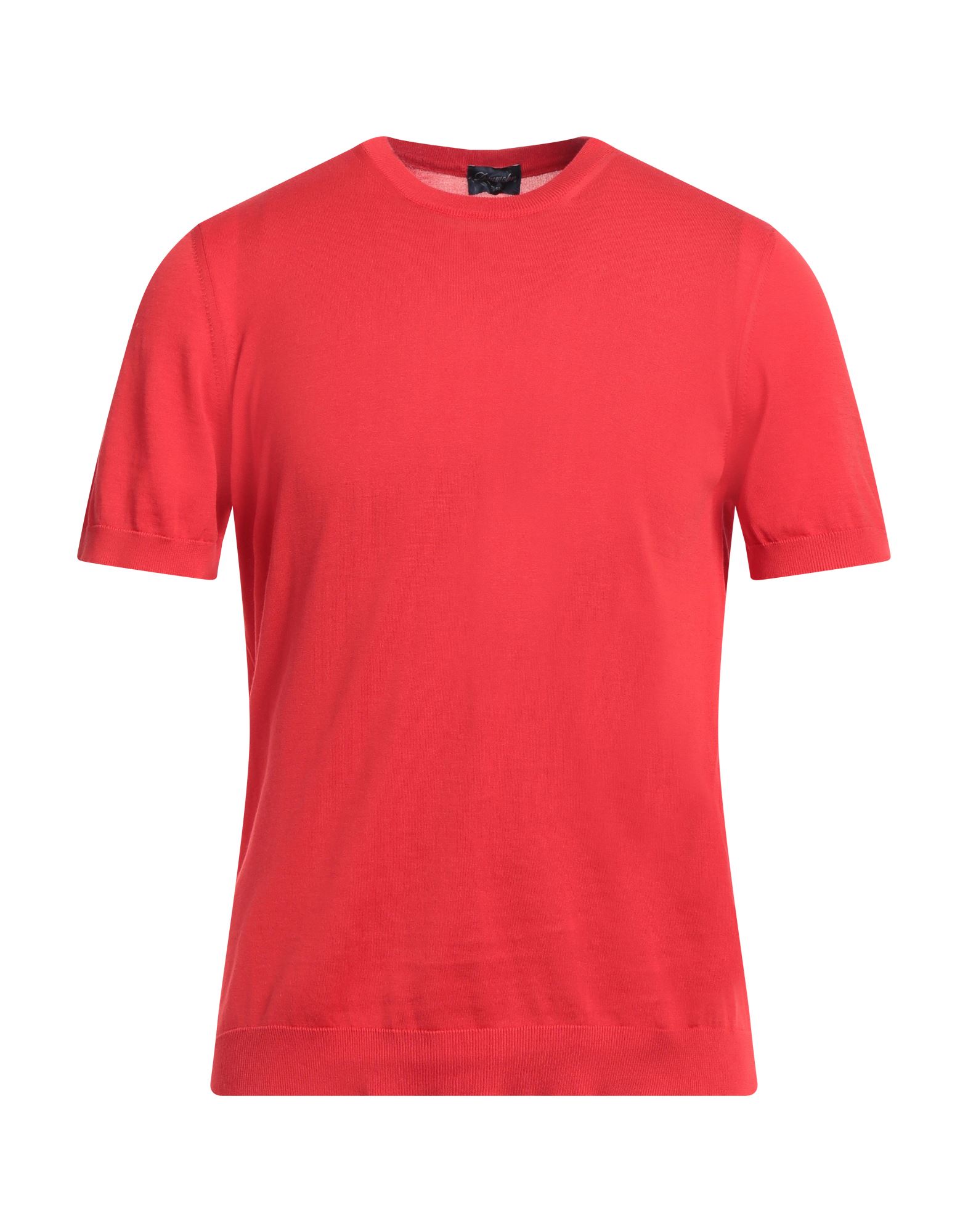 Shop Drumohr Man Sweater Red Size 46 Cotton