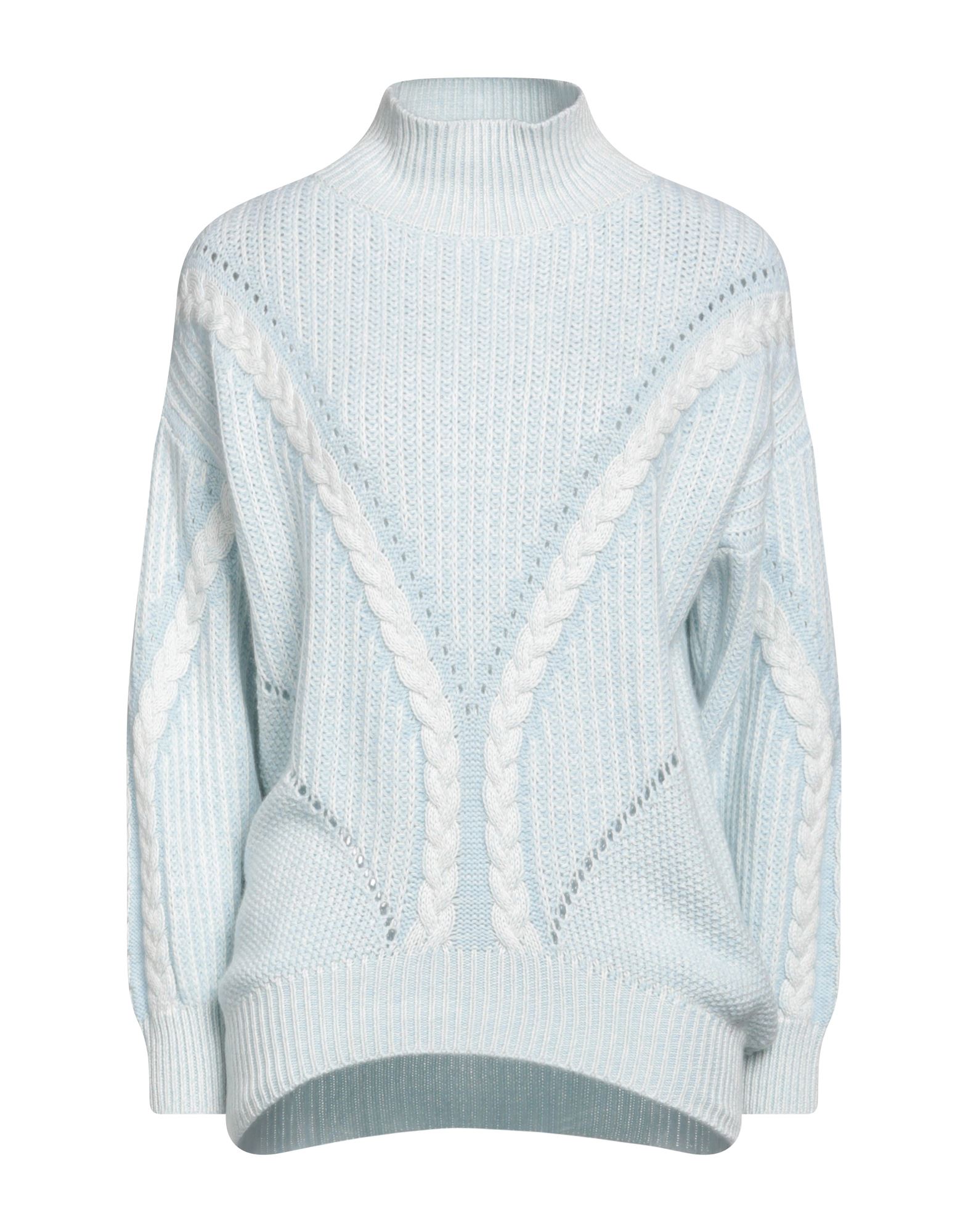 N.o.w. Andrea Rosati Cashmere Turtlenecks In Blue