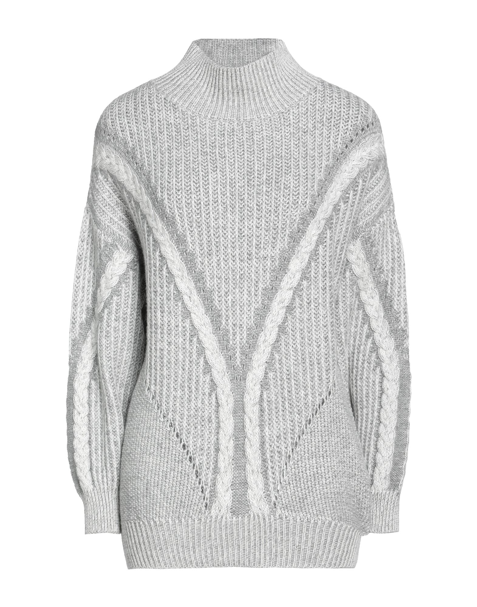 N.o.w. Andrea Rosati Cashmere Turtlenecks In Grey