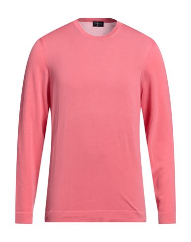 Drumohr Man Sweater Pink Size 44 Cotton