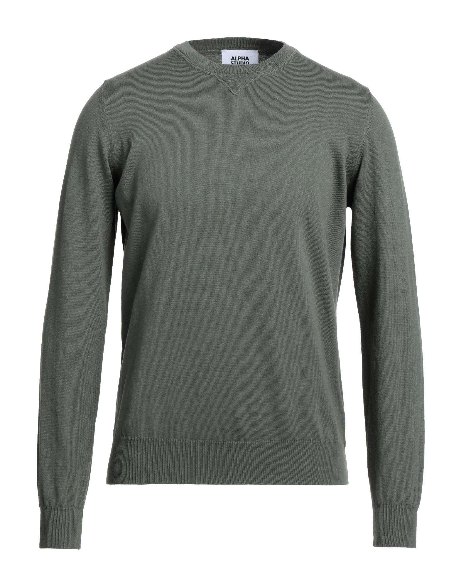 Alpha Studio Sweaters In Green