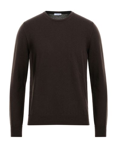Malo Man Sweater Dark Brown Size 46 Cashmere